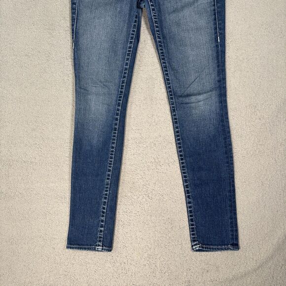 True Religion Jeans Women’s Size 28 Basic Skinny Medium Wash - Picture 4 of 16